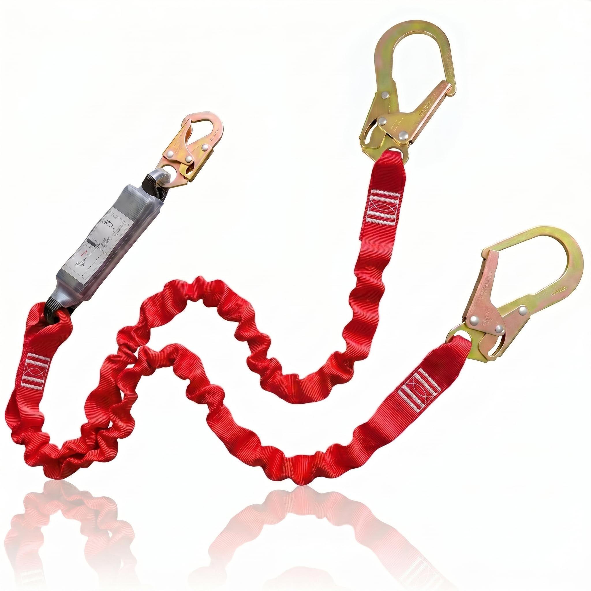 Amazon.com: Double Leg 6-Foot Safety Lanyard for Consturction